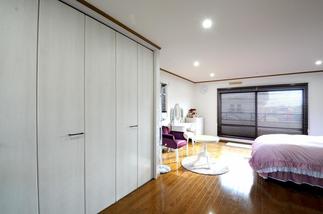 衣類がたくさん収納できるクローゼットも新設