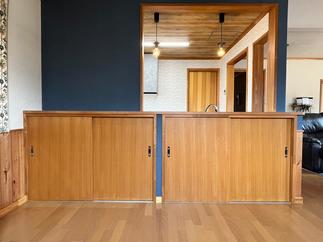 造作ダイニング収納