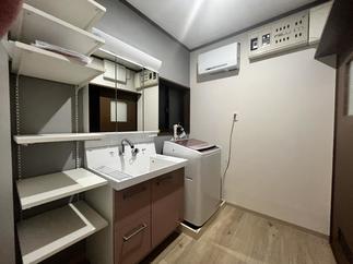 使い勝手の良い洗面室になりました。