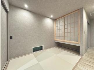 くつろぎスペースの畳コーナーです。