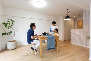 コンパクトでもゆったり住む、マンションリノベーション　蕨市