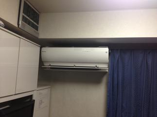 エアコンの取換工事も行いました