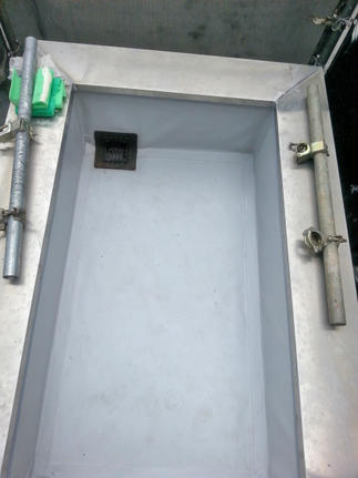 シート防水施工後