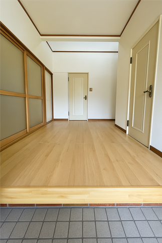 床工事　施工後