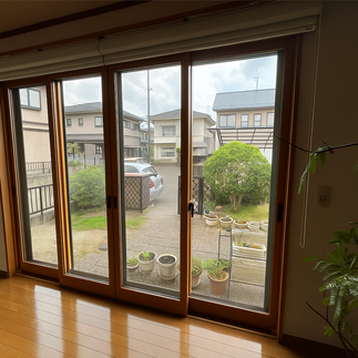 LDK　掃き出し窓