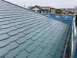 屋根塗装後