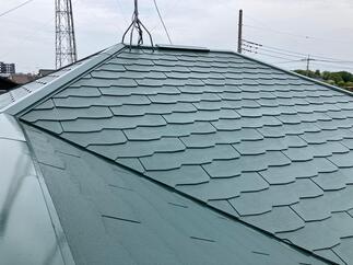 屋根塗装後
