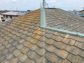 屋根塗装前