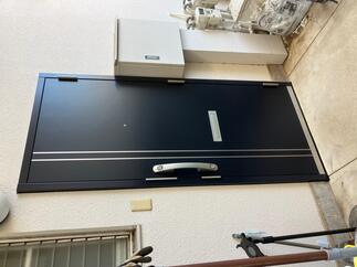 １階玄関ドア工事後