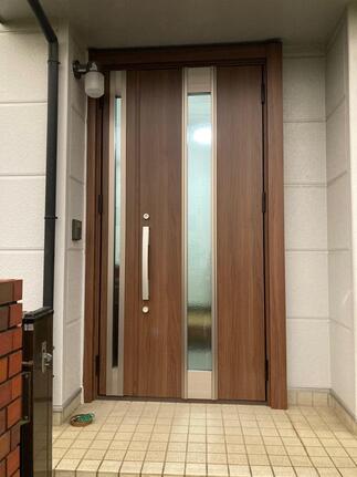 玄関ドア工事後