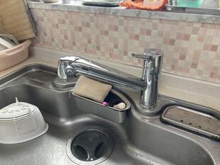 キッチン水栓水漏れのため交換