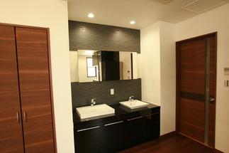 ツインボウル洗面化粧台