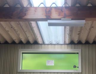 渡り廊下屋根　AFTER