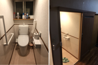 トイレ本体＆トイレドア　AFTER