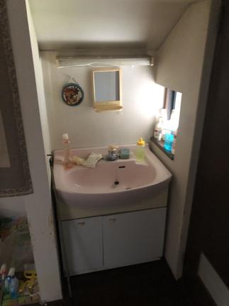 2階洗面化粧室　BEFORE