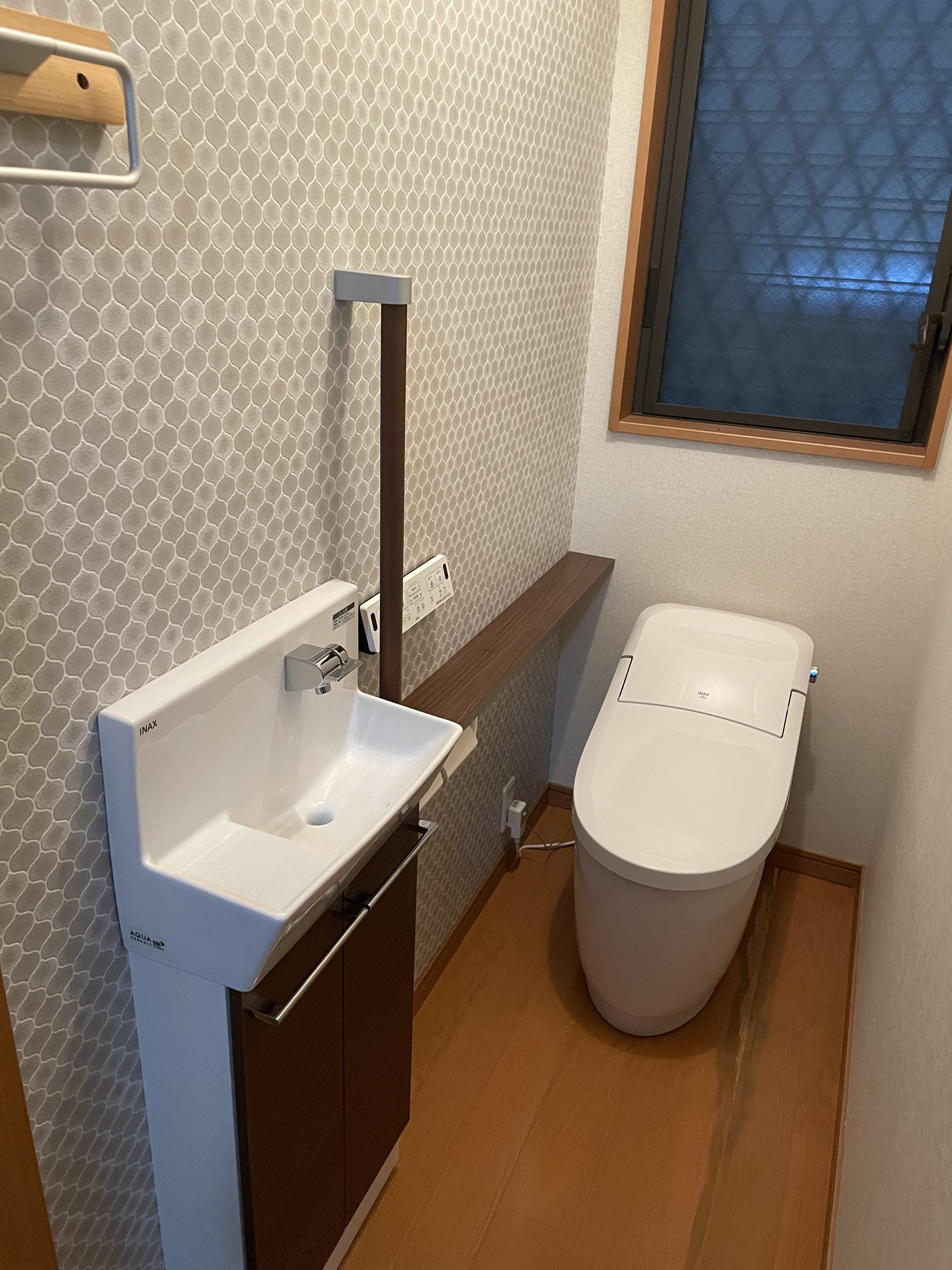 トイレ１・２階同時交換工事（LIXIL：プレアスLS） | 岐阜市｜LIXIL