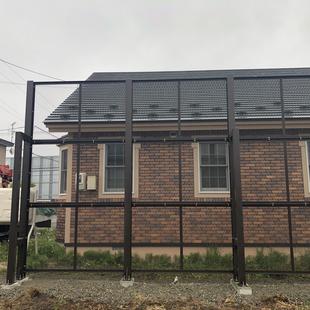 雪止めフェンス設置工事