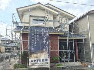 秋田県由利本荘市で破風・軒天の塗装工事をしました