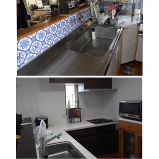 シンク位置も変わり使い易い導線となりました。