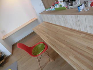 キッチンカウンター　アフター（施工後）