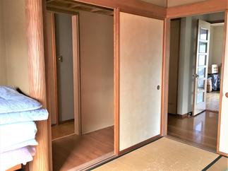 押入れを通路へ模様替え。行き来がラクラク