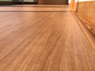 段差も気にならない仕上がり