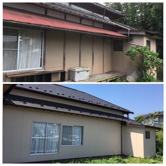 建物北面　濡れ縁