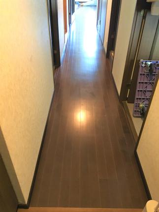 廊下フローリング