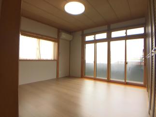 和室をフローリング張りに。
