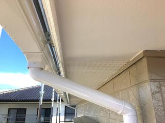 雨樋・軒裏天井も蘇りました