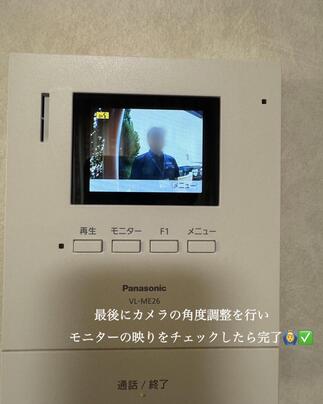 モニター確認の様子