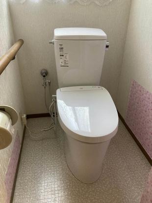 千曲市～1階・2階のトイレをLIXILアメージュに入れ替え「アクアセラミック」の水アカも落とせる衛生陶器でお掃除も簡単です！！