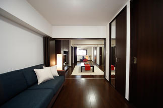 壁を抜いて間取りも生活環境も一新