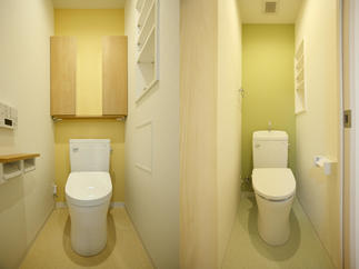 調査と検証を重ねて実現した２つのトイレ