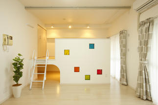 秘密基地のようなリビング