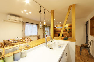 ■大活躍のワイドオープンキッチン■