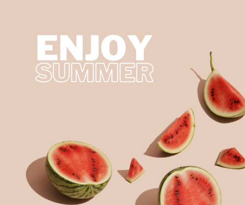 青いとベージュの夏休みのFacebookの投稿 .png