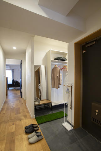 ■収納力がアップした玄関■