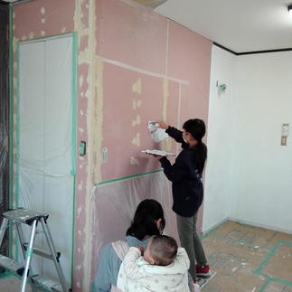 壁は漆喰　Y様施工