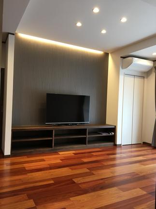 シックで落ち着いたリビング