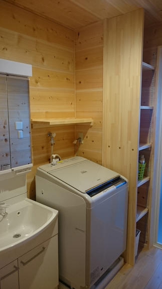 工事後の 『洗面脱衣室』 の様子