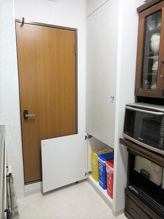 専用のゴミ箱スペース