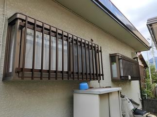 縦面格子の交換