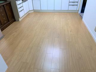 クッションフロアからフローリングへ
