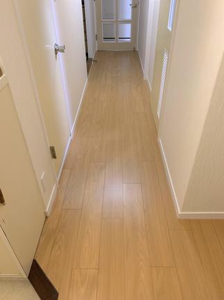 カーペットからフローリングへ