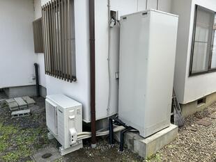 突然の水漏れでエコキュート交換