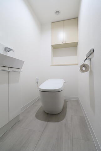 トイレはフォルムや質感にこだわったラグジュアリーデザインの「サティスG」