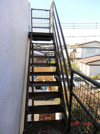 鉄骨階段【ビフォー】