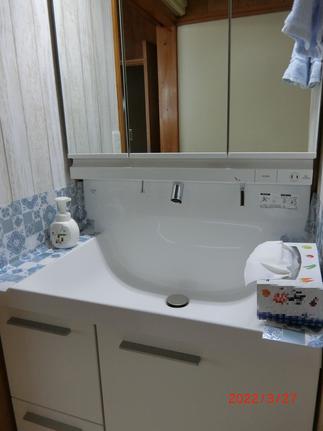 洗面化粧台【アフター】