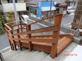 外階段【サイド】